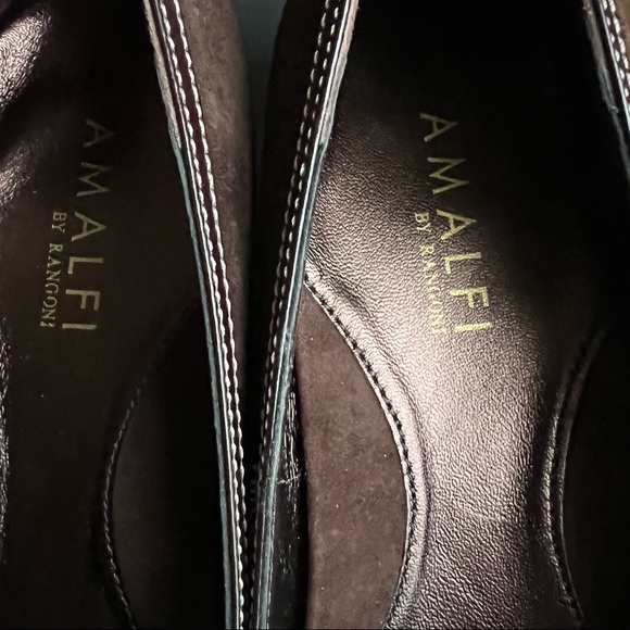 Amalfi by Rangoni Lucrezia Brown Suede Flats US8.5 Retail $275 - Picture 12 of 14